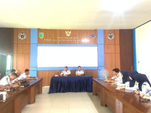 KEPALA DINAS PERHUBUNGAN KABUPATEN SAMBAS PIMPIN RAPAT KOORDINASI, TEKANKAN TERTIB TUPOSI DAN KEDISIPLINAN