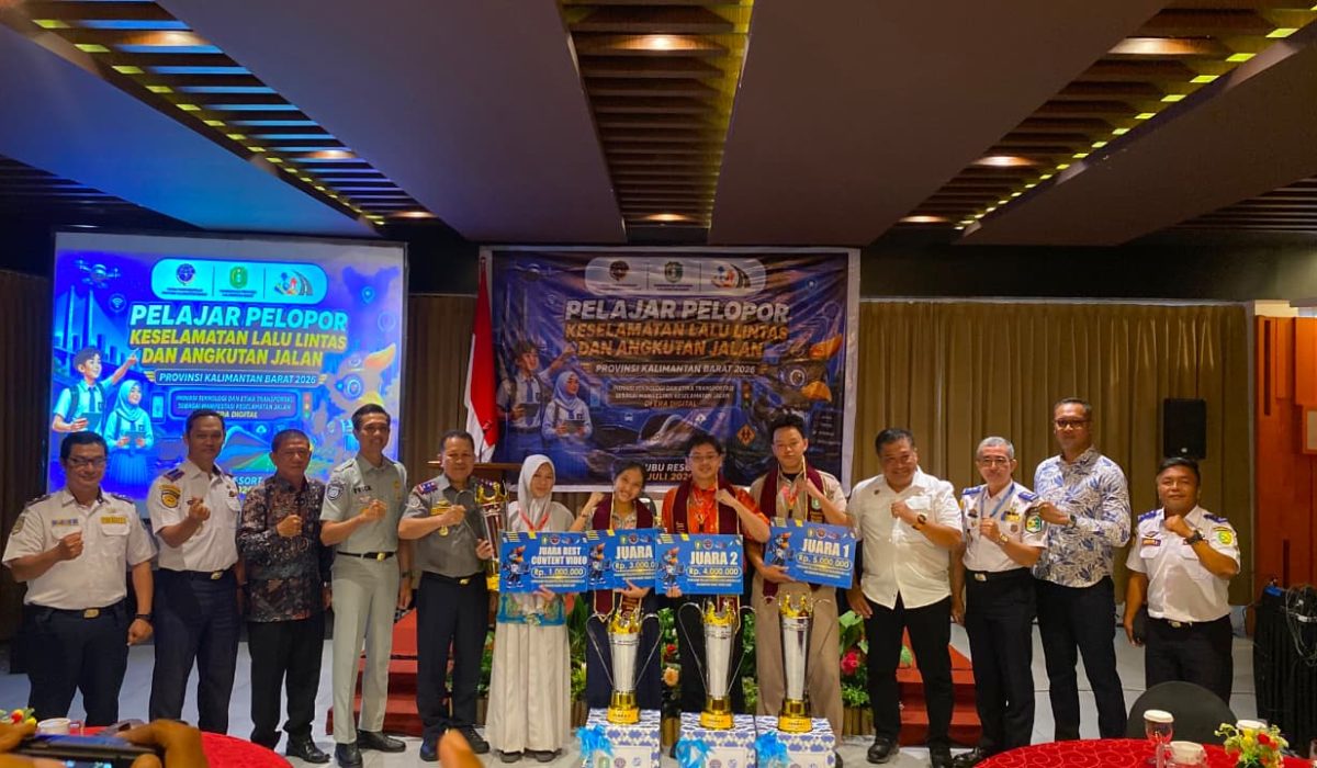 Pelajar Kabupaten Sambas Raih Juara III Pemilihan Pelajar Pelopor Keselamatan LLAJ Tingkat Provinsi Kalimantan Barat 2026